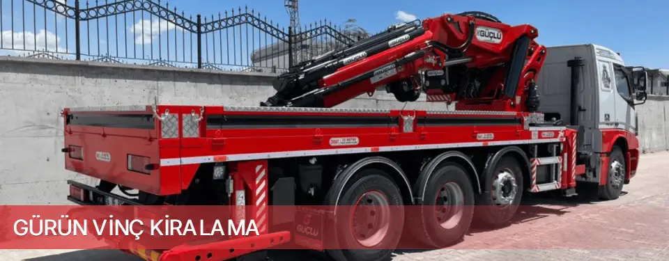 Gürün İlçemi Vinç Kiralama